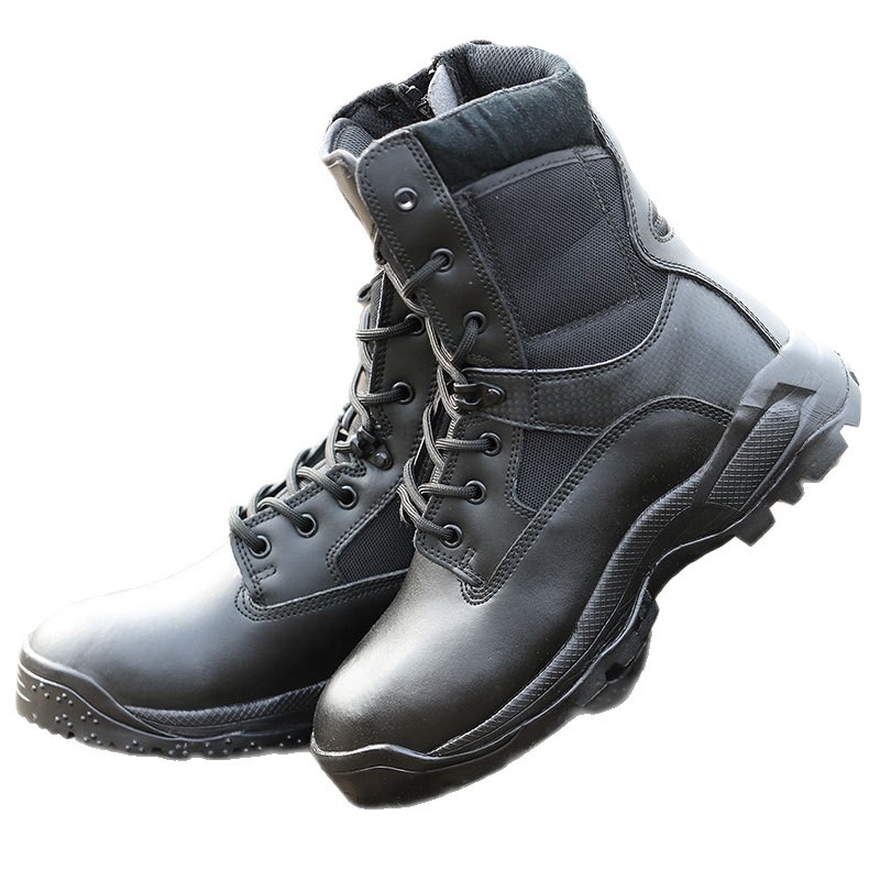 CQB.SWAT bocanci tactici de luptă, înalți, ușori, absorbție de șocuri, respirabili; piele de vițel; unisex, adulți