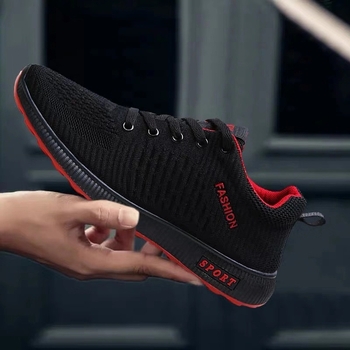 Muške Flyknit tenisice za casual trčanje – dišuće, lagane, EVA potplat, vezanje šnirama