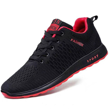 Muške Flyknit tenisice za casual trčanje – dišuće, lagane, EVA potplat, vezanje šnirama