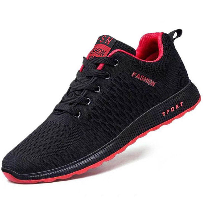 Muške Flyknit tenisice za casual trčanje – dišuće, lagane, EVA potplat, vezanje šnirama