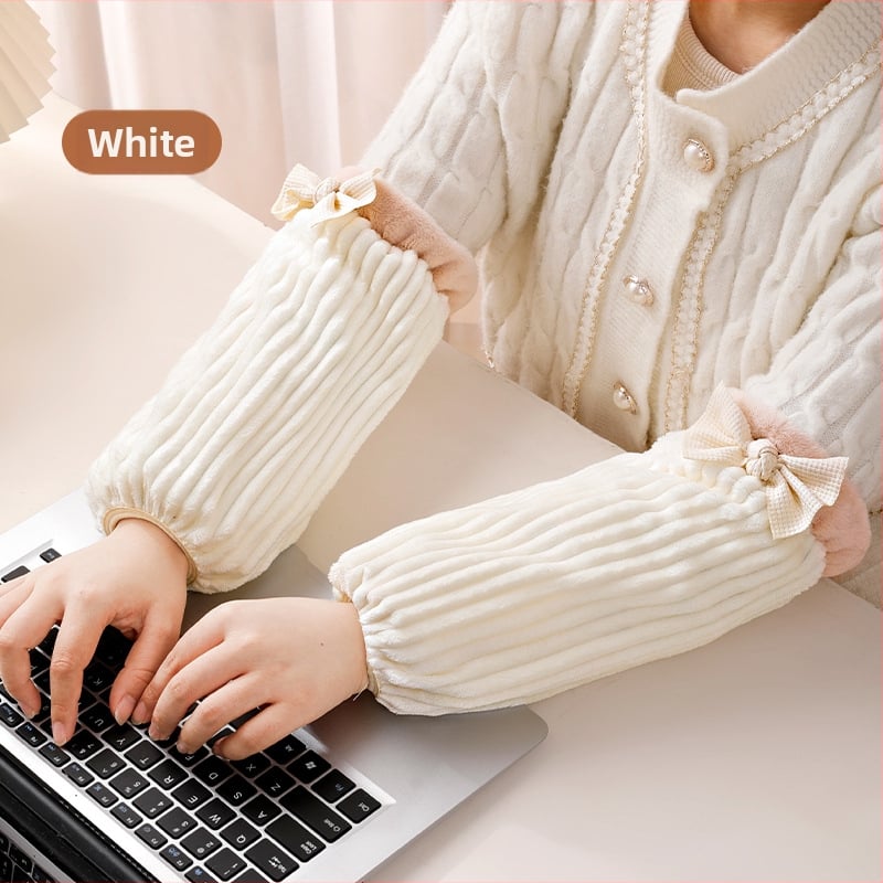 Ποδιά με μανίκια από φλάνελ, ανθεκτική σε λεκέδες, μονόχρωμο σχέδιο, σύγχρονο μινιμαλιστικό στυλ