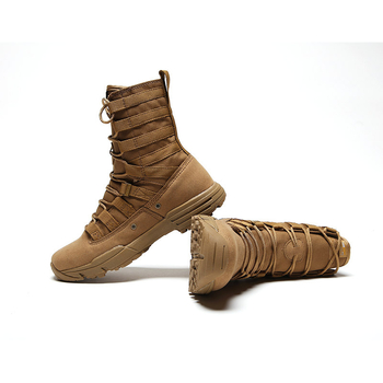 Leopard încălțăminte militară outdoor, ghete înalte de tip desert, țesătură impermeabilă, unisex, pentru drumeții, alpinism și camping