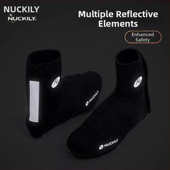 NUCKILY huse pentru încălțăminte de ciclism pentru bărbați, material poliester