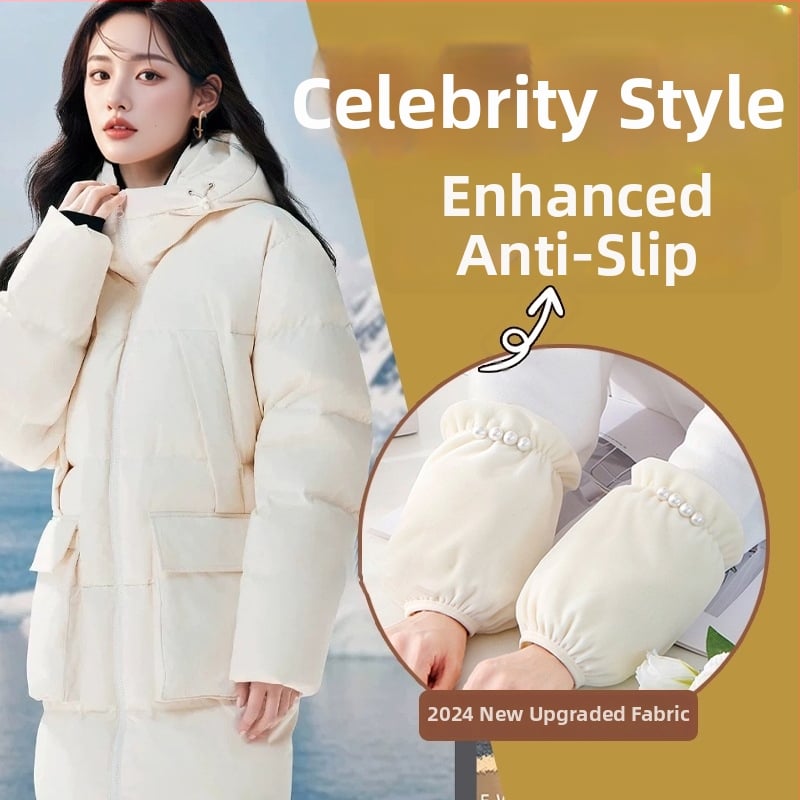 Κορντούρι προστατευτικές μανσέτες βραχιόνων με εθνοτικό σχέδιο, βελούδινη υφή, ανθεκτικές σε λάδια και λεκέδες, για εφήβους