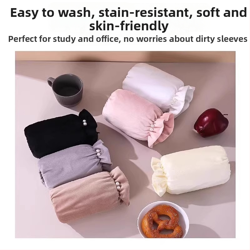 Κορντούρι προστατευτικές μανσέτες βραχιόνων με εθνοτικό σχέδιο, βελούδινη υφή, ανθεκτικές σε λάδια και λεκέδες, για εφήβους