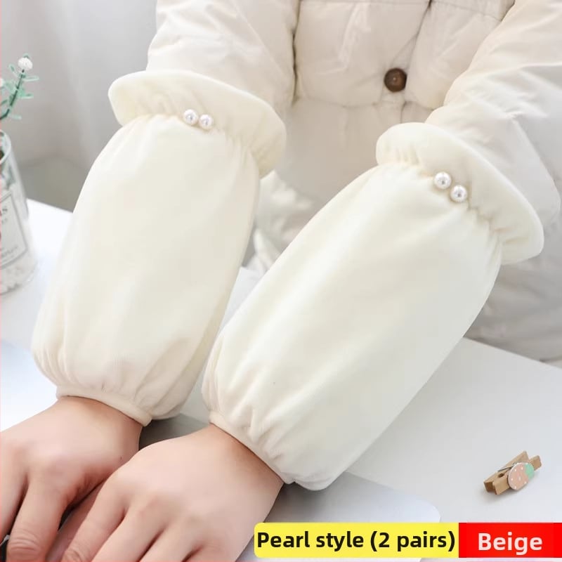 Κορντούρι προστατευτικές μανσέτες βραχιόνων με εθνοτικό σχέδιο, βελούδινη υφή, ανθεκτικές σε λάδια και λεκέδες, για εφήβους