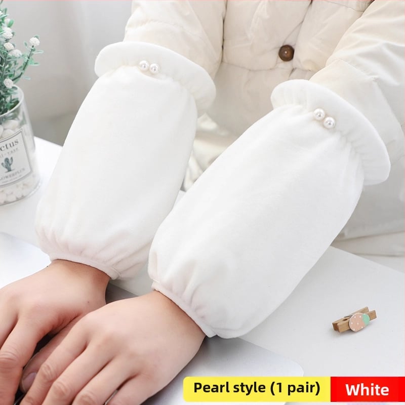 Κορντούρι προστατευτικές μανσέτες βραχιόνων με εθνοτικό σχέδιο, βελούδινη υφή, ανθεκτικές σε λάδια και λεκέδες, για εφήβους