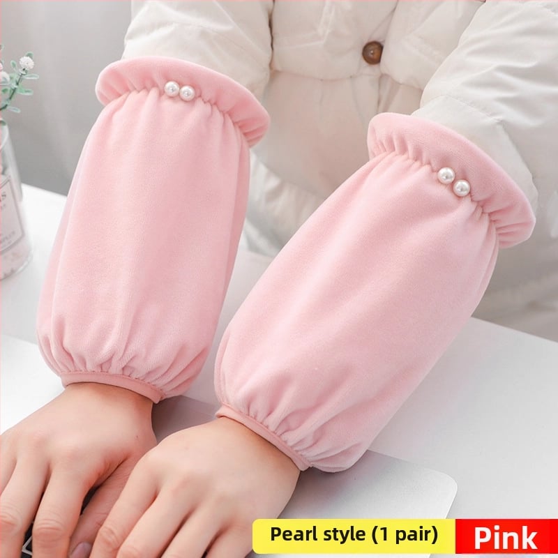 Κορντούρι προστατευτικές μανσέτες βραχιόνων με εθνοτικό σχέδιο, βελούδινη υφή, ανθεκτικές σε λάδια και λεκέδες, για εφήβους