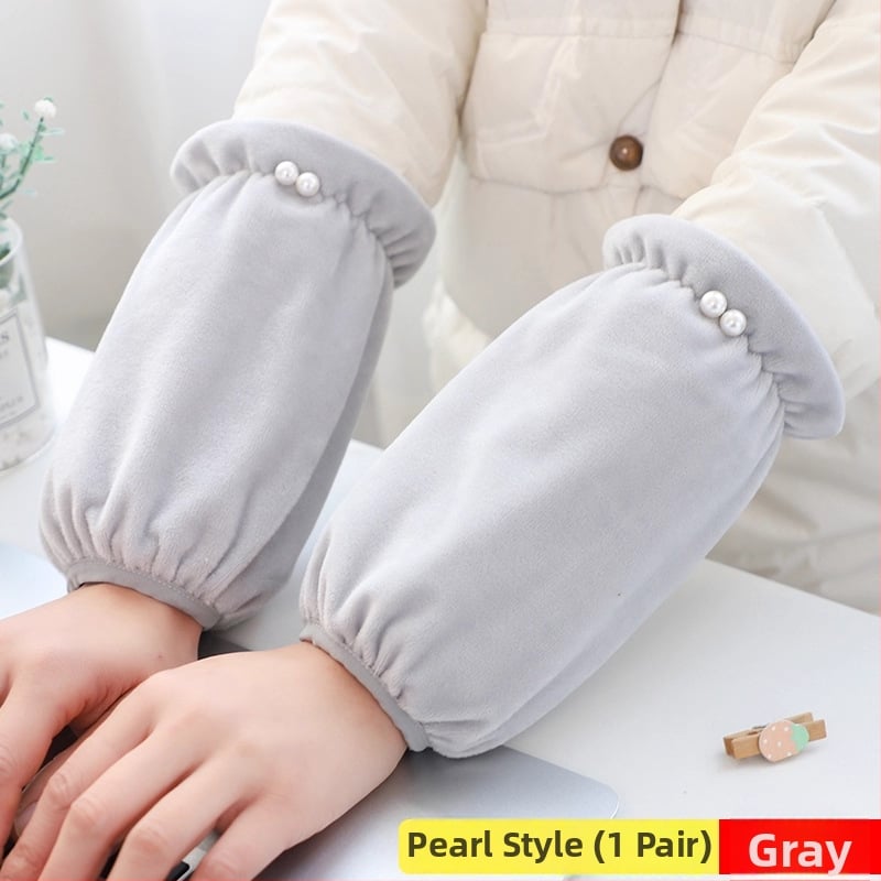 Κορντούρι προστατευτικές μανσέτες βραχιόνων με εθνοτικό σχέδιο, βελούδινη υφή, ανθεκτικές σε λάδια και λεκέδες, για εφήβους