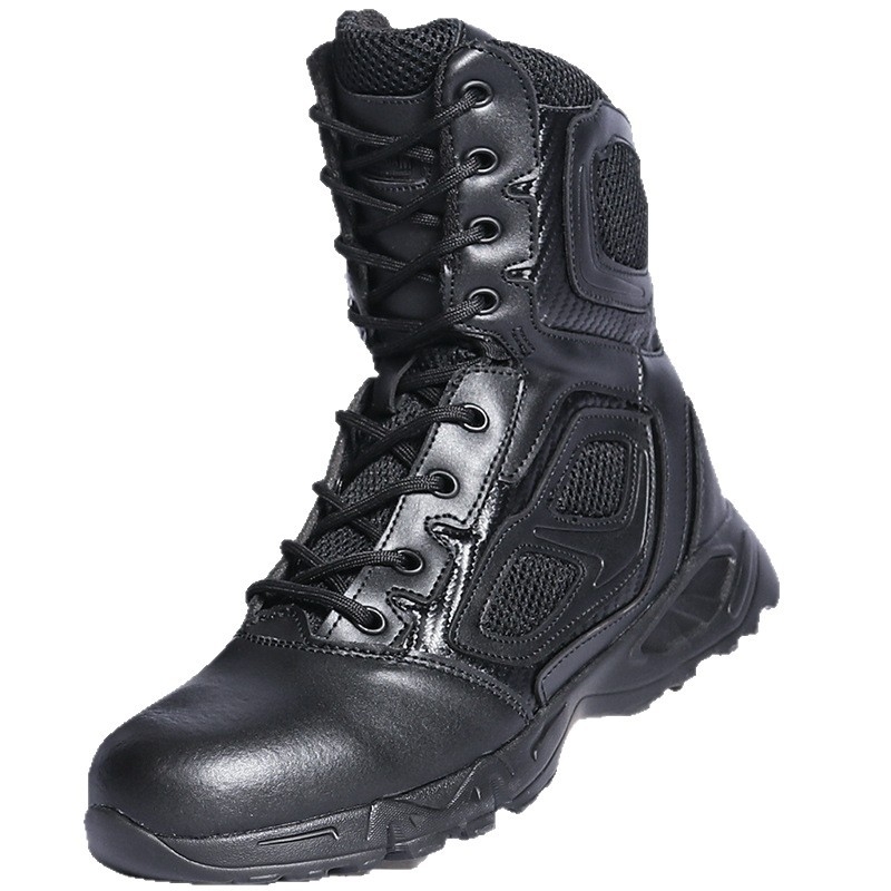 Ghete de drumeție înalte, tactice, material impermeabil, încălțăminte outdoor în stil militar, marca Jlxy/Junxingtianxia, potrivite pentru adulți și persoane în vârstă, ideale pentru drumeții, camping și alpinism