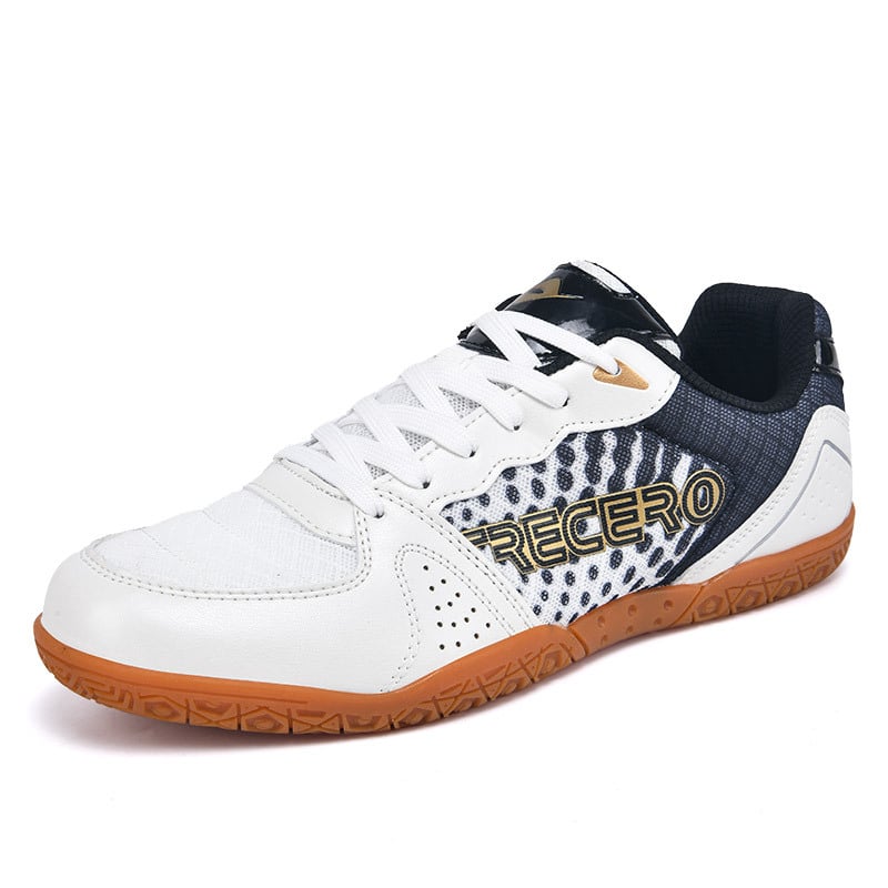 Pantofi tenis de masă – Ultra-ușori, respirabili, antiderapante (partea superioară: piele naturală; talpă exterioară: cauciuc rezistent; talpă intermediară MD; căptușeală interioară: plasă)