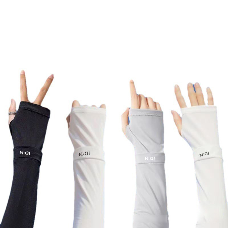 Muški rukavi za zaštitu od sunca od ice silk materijala, ljeto, opuštena silueta, UV zaštita, za vožnju na otvorenom