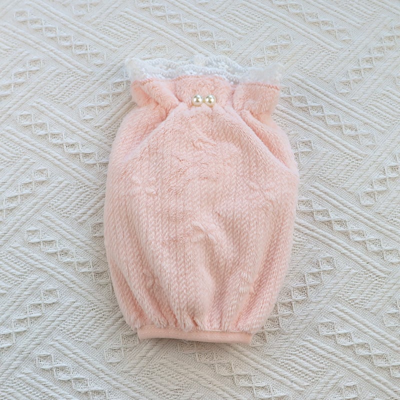 Μανσέτες χεριών με δαντελένιες πέρλες, κορεατικό στυλ, αντιρύπανσης προστατευτικές μανσέτες, μήκος 20 εκ, πολυεστέρας, φλοράλ μοτίβο