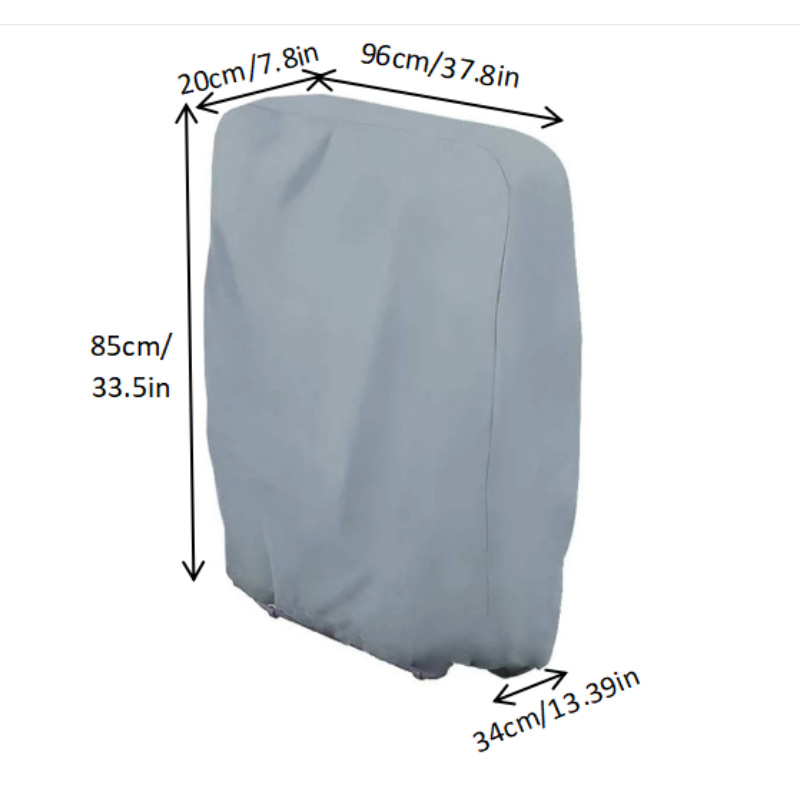 Acoperire pentru scaun pliabil, țesătură Oxford 210D cu strat de argint, brand Xin Zidun, stil universal, fără personalizare