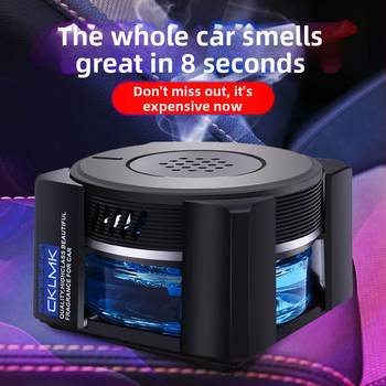 Parfum auto pentru scaun - suport din sticlă, parfum floral de iasmin, decor aromat (sticlă; montare pe scaun; evaporare 31-60 zile)