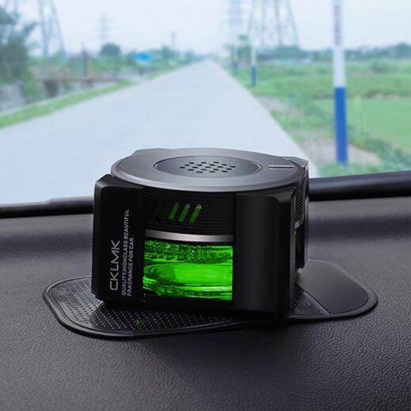 Parfum auto pentru scaun - suport din sticlă, parfum floral de iasmin, decor aromat (sticlă; montare pe scaun; evaporare 31-60 zile)