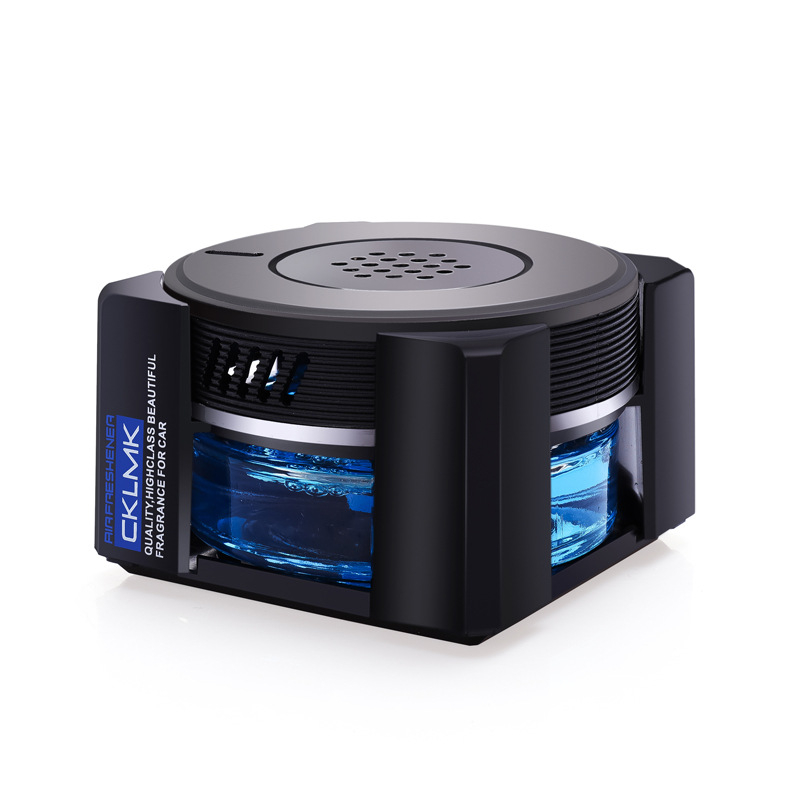 Parfum auto pentru scaun - suport din sticlă, parfum floral de iasmin, decor aromat (sticlă; montare pe scaun; evaporare 31-60 zile)