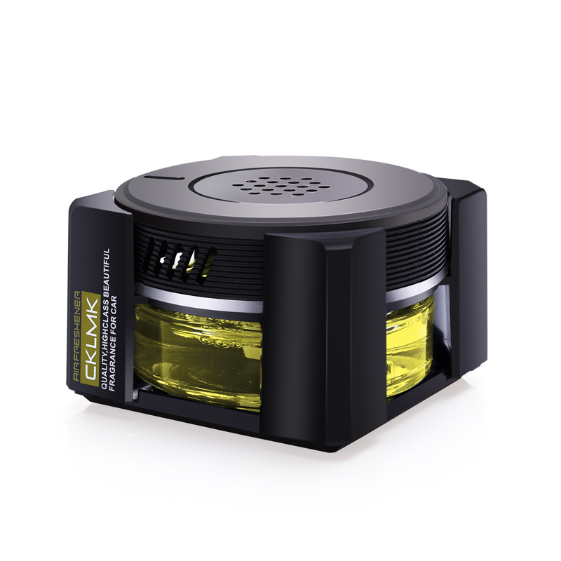 Parfum auto pentru scaun - suport din sticlă, parfum floral de iasmin, decor aromat (sticlă; montare pe scaun; evaporare 31-60 zile)