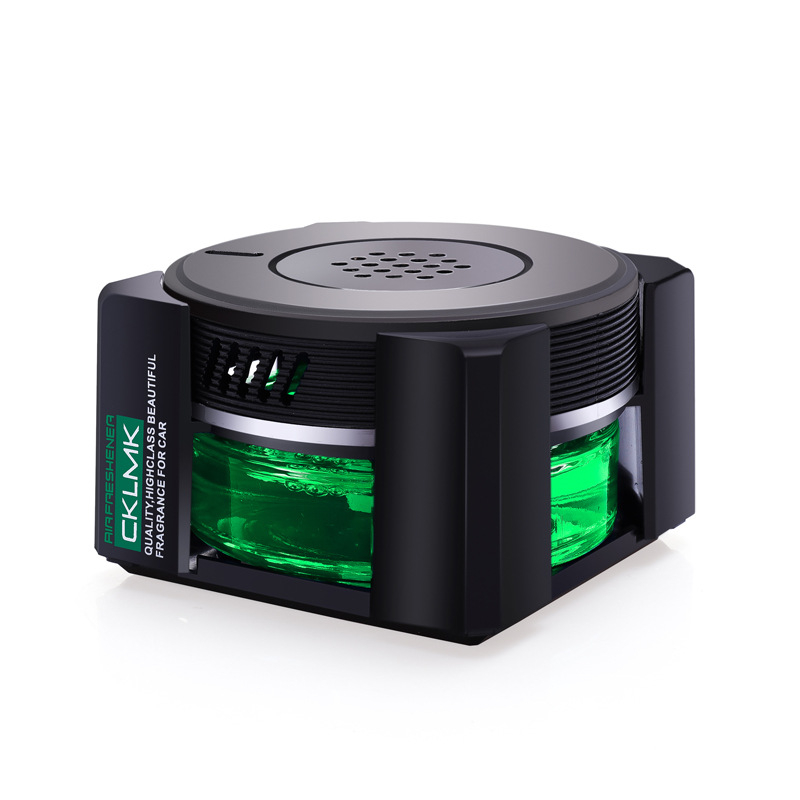 Parfum auto pentru scaun - suport din sticlă, parfum floral de iasmin, decor aromat (sticlă; montare pe scaun; evaporare 31-60 zile)