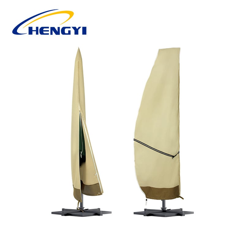 Acoperire pentru umbrelă banană pentru exterior – țesătură Oxford impermeabilă, Desert Maple