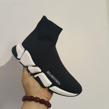 Γυναικείες μποτάκια κάλτσες με παχιά σόλα, μεσαίο ύψος κορυφής από Lycra, Phylon μεσαία σόλα, αντιολισθητική εξωτερική σόλα, slip-on