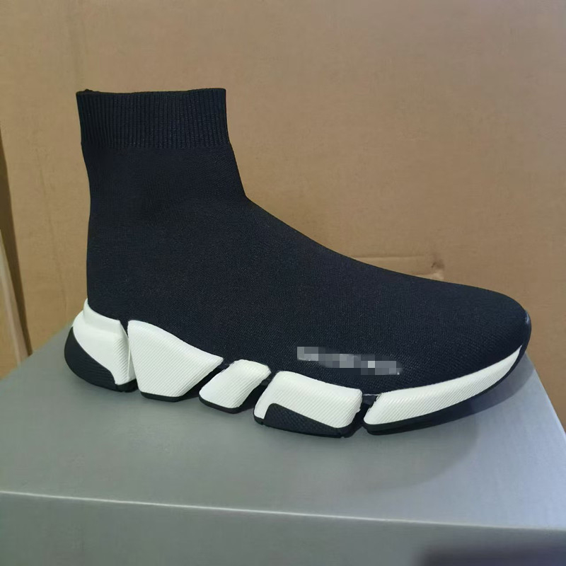 Γυναικείες μποτάκια κάλτσες με παχιά σόλα, μεσαίο ύψος κορυφής από Lycra, Phylon μεσαία σόλα, αντιολισθητική εξωτερική σόλα, slip-on