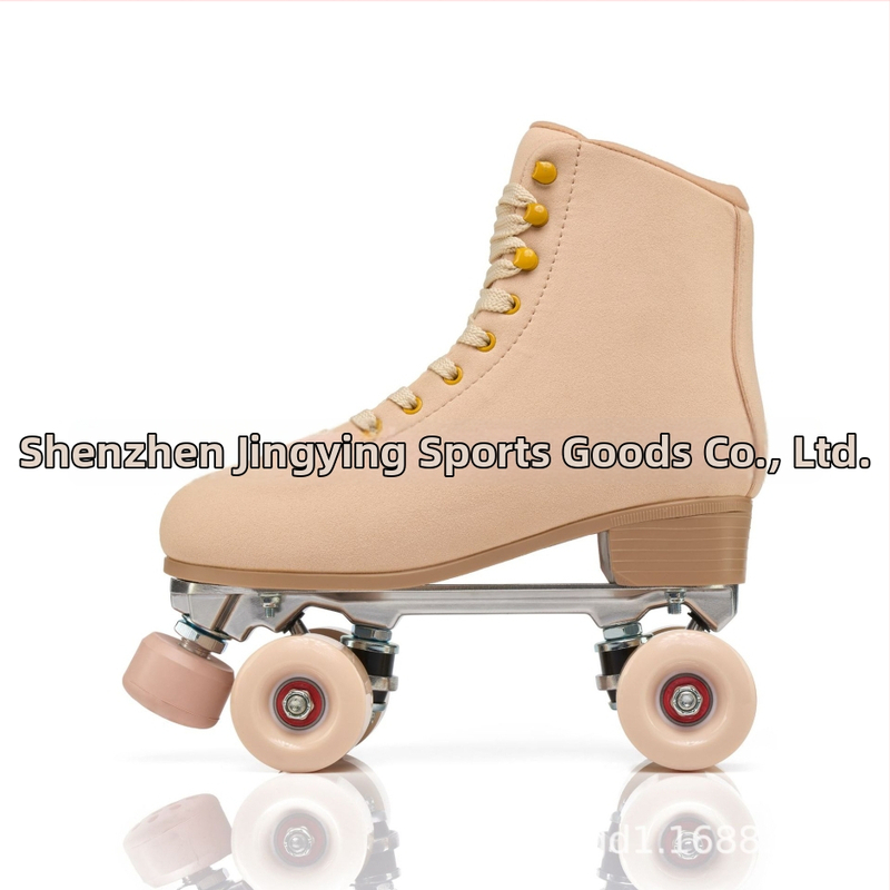 Kolečkové korčule - dvojradové kolieska, vrchná časť z mikrovlákna, podrážka z gumy, PU kolieska, unisex