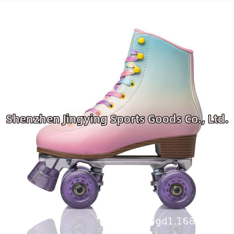 Kolečkové korčule - dvojradové kolieska, vrchná časť z mikrovlákna, podrážka z gumy, PU kolieska, unisex