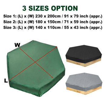 Acoperire de praf hexagonală și octagonală pentru nisip, piscină și jucării (Material: 100% poliester; Brand: Oxford cloth; Personalizare: Da; Stil: Simplitate modernă)