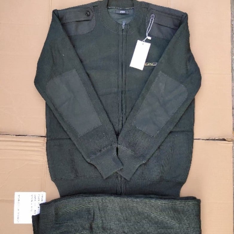 Uniszex edzői együttes: pamut‑kevert dzseki és nadrág, lélegző, meleg, kopásálló, nedvességelvezető