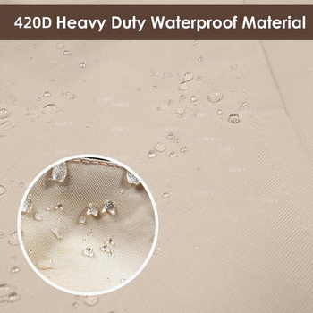 Acoperire pentru canapea de terasă, țesătură denim, protecție pentru mobilier de exterior, stil modern minimalist, YF-250529