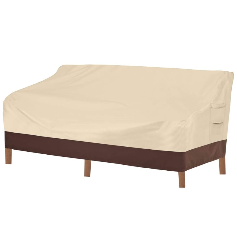 Acoperire pentru canapea de terasă, țesătură denim, protecție pentru mobilier de exterior, stil modern minimalist, YF-250529