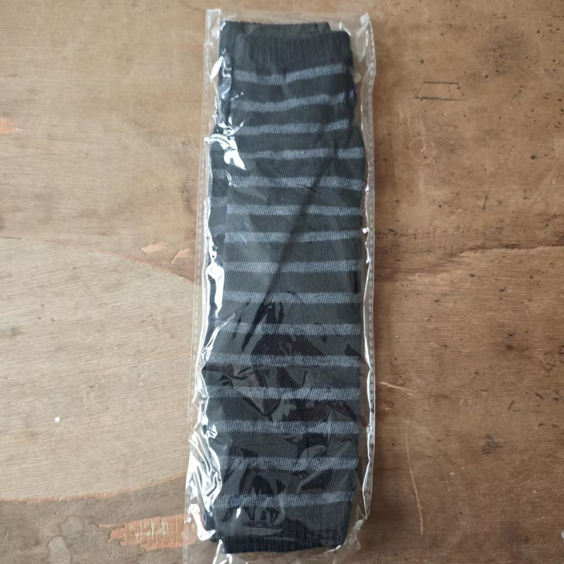 Podlaktni rukav s otvorima za prste – akril, prugasti uzorak, pleteni, zaštita od sunca, korejski stil, za vanjske sportove, unisex