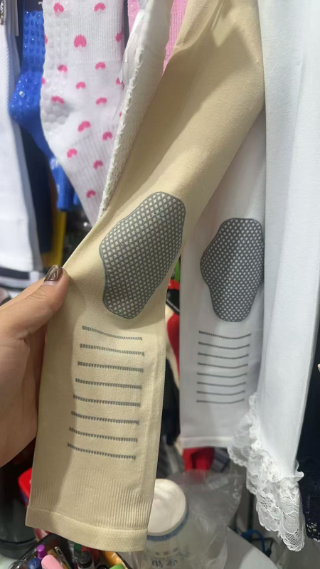 Nylonból készült karvédők csíkos mintával, férfiaknak, napsütés elleni védelem, kerékpározáshoz