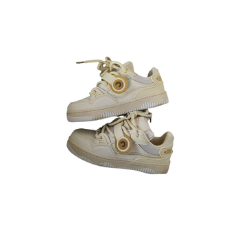 Uniszex alacsony profilú sportcipő PU felsőrésszel, gumíztalp, könnyű, magasságot növelő, fűzővel