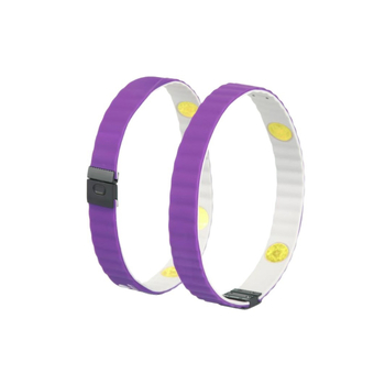 5-chipes harmadik generációs energiakarkötő, szilikonból, kézzel készített, uniszex hullámos formával, sportos egészség ékszer