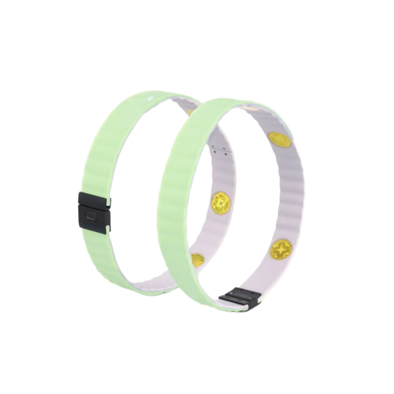 5-chipes harmadik generációs energiakarkötő, szilikonból, kézzel készített, uniszex hullámos formával, sportos egészség ékszer