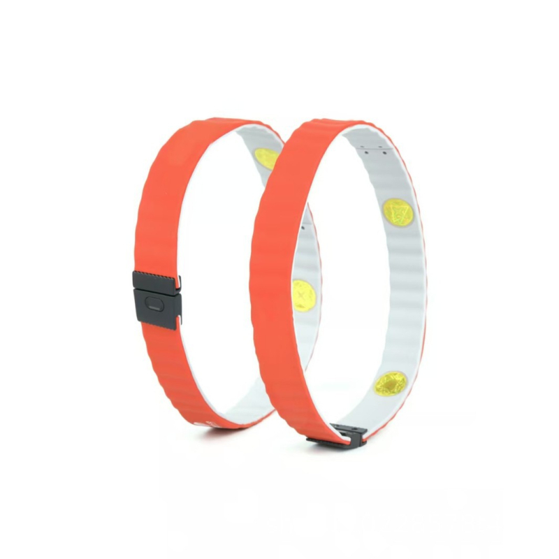 5-chipes harmadik generációs energiakarkötő, szilikonból, kézzel készített, uniszex hullámos formával, sportos egészség ékszer