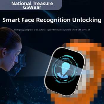 GS Ultra 5G Έξυπνο ρολόι με οθόνη αφής, περιστρεφόμενη κάμερα, κλήσεις Bluetooth, μεγάλη διάρκεια μπαταρίας