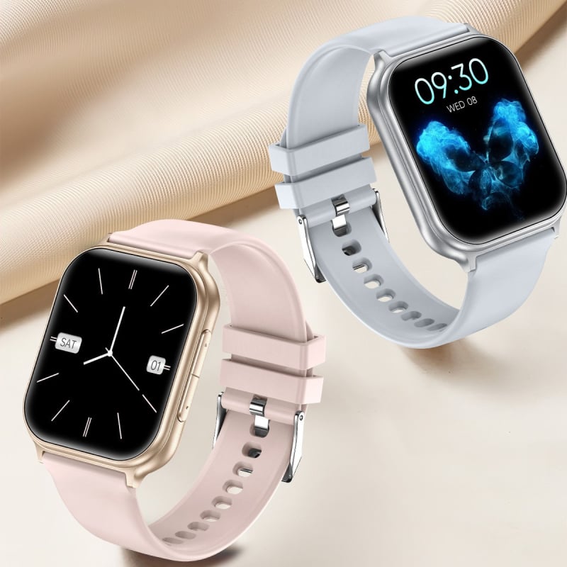 Смарт часовник Y1 с 700 mAh батерия, Bluetooth разговори и известия, мониторинг на сърдечния ритъм, измерване на кислород в кръвта, следене на съня (700 mAh; сърдечен ритъм; кислород в кръвта; сън)