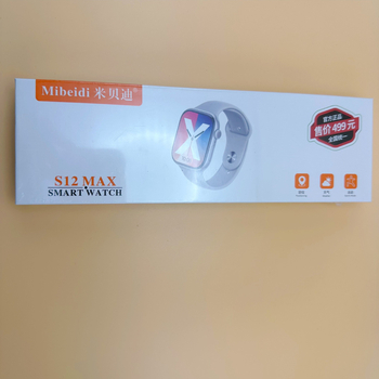 Смарт часовник S12/S13 Bluetooth — измерване на сърдечен ритъм, кръвно налягане и кислород в кръвта, AMOLED квадратен дисплей, безжично и магнитно зареждане