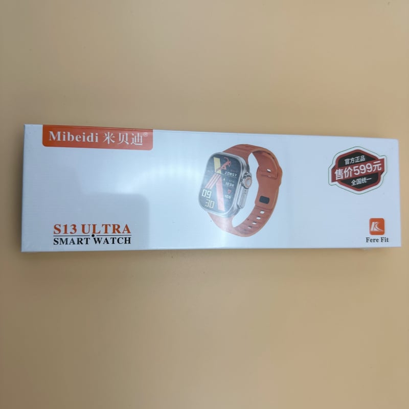 Смарт часовник S12/S13 Bluetooth — измерване на сърдечен ритъм, кръвно налягане и кислород в кръвта, AMOLED квадратен дисплей, безжично и магнитно зареждане