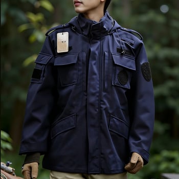 Мъжко памучно яке за зимна работа (Quick-Dry, Cold-Proof, 65% памук, подплата 100% памук)