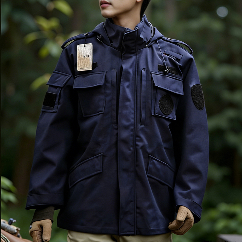 Мъжко памучно яке за зимна работа (Quick-Dry, Cold-Proof, 65% памук, подплата 100% памук)