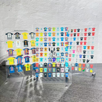 Suport de birou din acrilic – colecția de carieră Messi și Ronaldo, personalizare, logo tipărit, fotbal