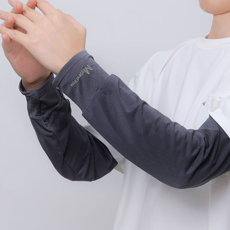 Rukavi za ruke s rukavicama, Zaštita od sunca, Led silk tkanina, Slobodan oversize kroj, Ljeto – vožnja biciklom i ribolov (poliestera + viskoza)