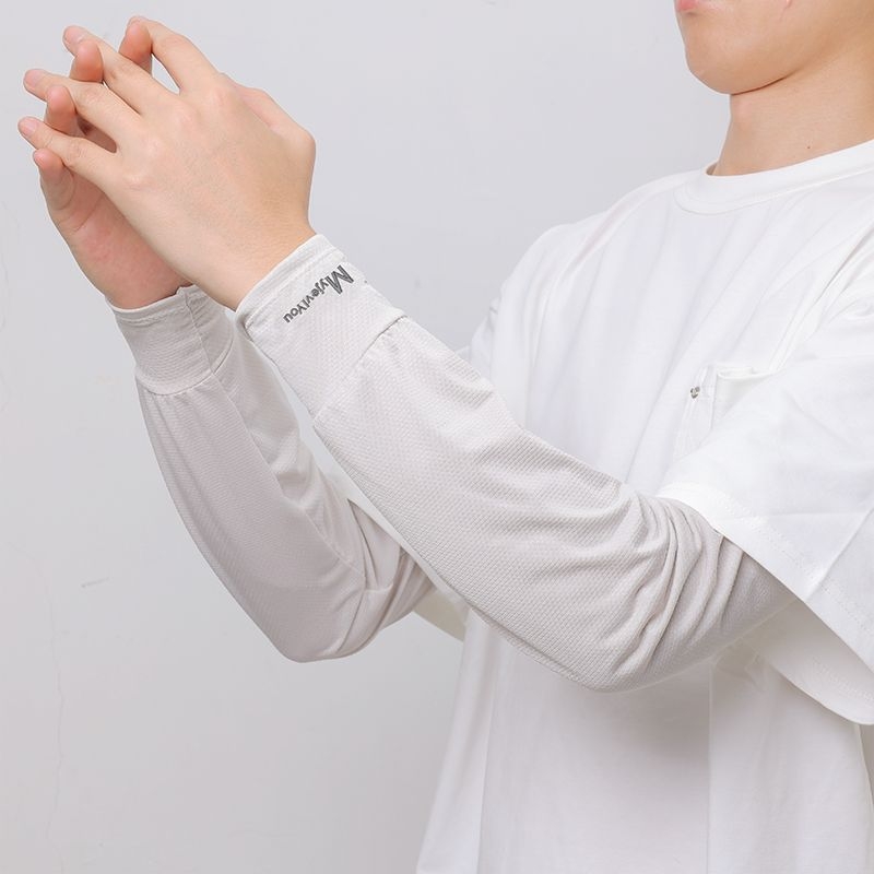 Rukavi za ruke s rukavicama, Zaštita od sunca, Led silk tkanina, Slobodan oversize kroj, Ljeto – vožnja biciklom i ribolov (poliestera + viskoza)
