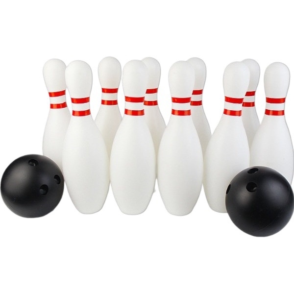 Joc de bowling pentru exterior – lemn masiv, joc părinte-copil pentru grădiniță, instrument de team-building pentru adulți