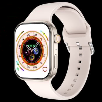 Smartwatch με κλήσεις Bluetooth και έλεγχο αφής-κουμπιού (IPS HD οθόνη, παρακολούθηση καρδιακών παλμών, παρακολούθηση ύπνου, διάρκεια μπαταρίας 7–14 ημερών, λουράκι από σιλικόνη)