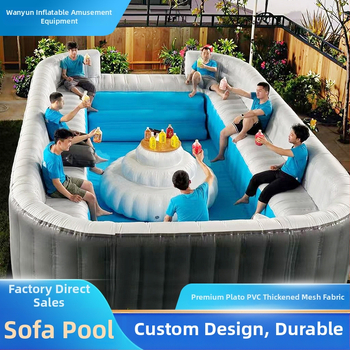 Vonkajší hrubý PVC gaučový bazén – odnímateľný nafukovací bazén na plávanie a vodný park